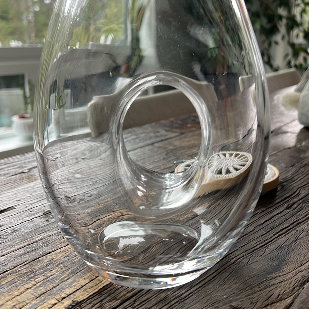 GLASS wine decanter - Picture 3 of 5